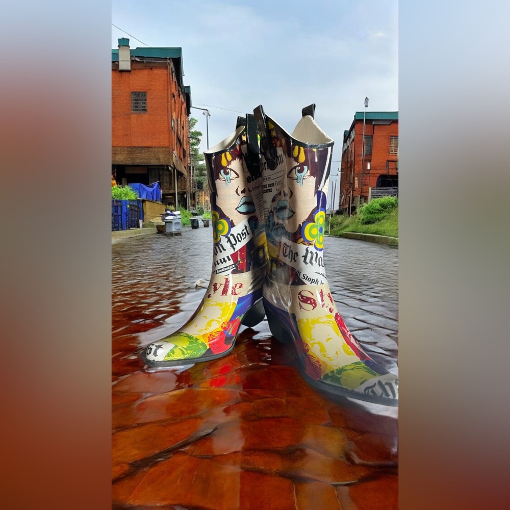 Fabulous cowboy rain boots! Madaline design